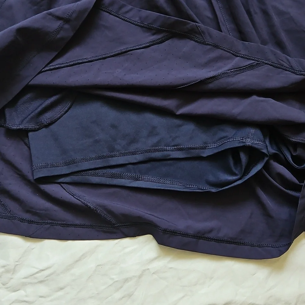 Avia Navy Blue Athletic Shorts, With Comoression Shorts Built In, Size XL
